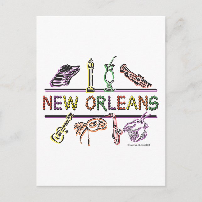 New-Orleans-ICONS- copy Postcard (Front)