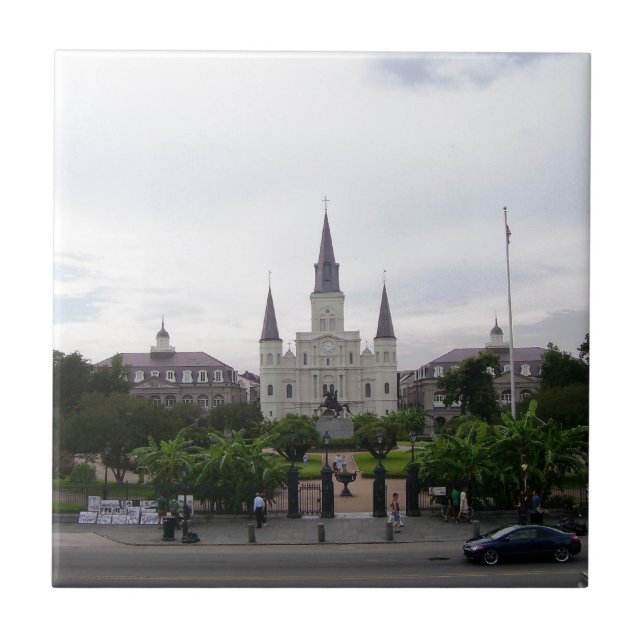 New Orleans Jackson Square Tile (Front)