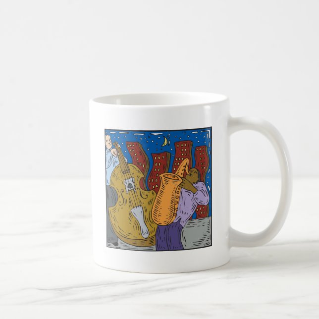 New Orleans Jazz Coffee Mug (Right)