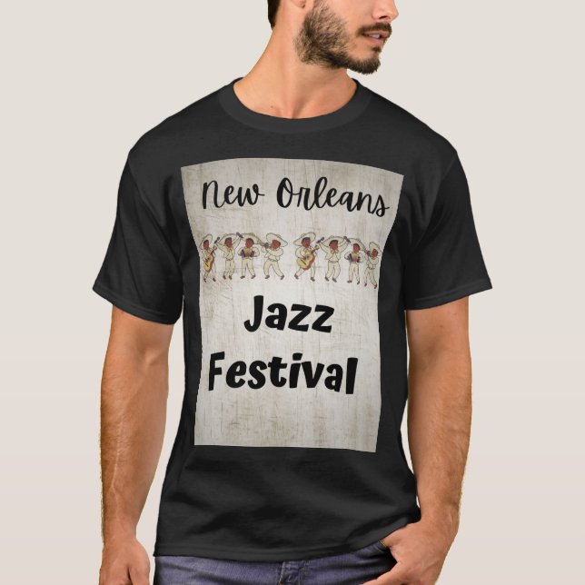 New Orleans jazz Festival  T-Shirt (Front)
