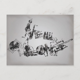 New Orleans Jazz Postcard