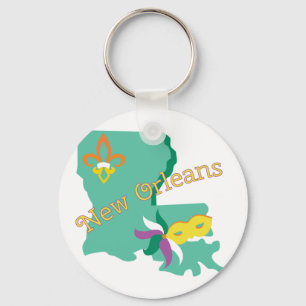 New Orleans Key Ring