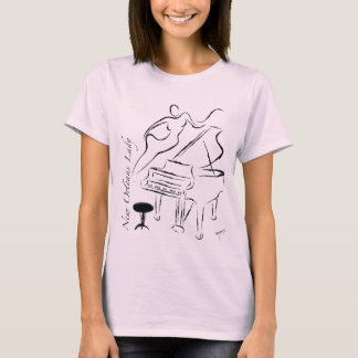 New Orleans Ladies T. Piano. T-Shirt
