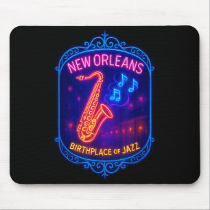 New Orleans, Louisiana, Birthplace Of Jazz  Mouse Mat