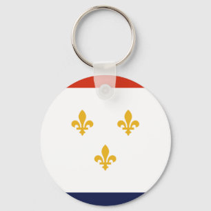 New Orleans (Louisiana) City flag Keychain
