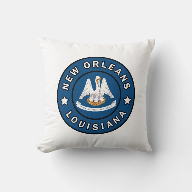 New Orleans Louisiana Cushion (Front)