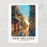 New Orleans Louisiana French Quarter Travel Art