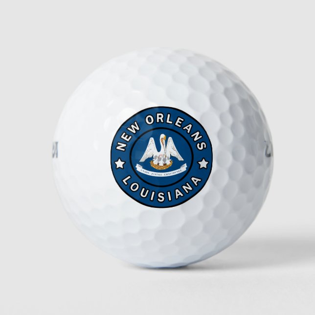 New Orleans Louisiana Golf Balls (Front)