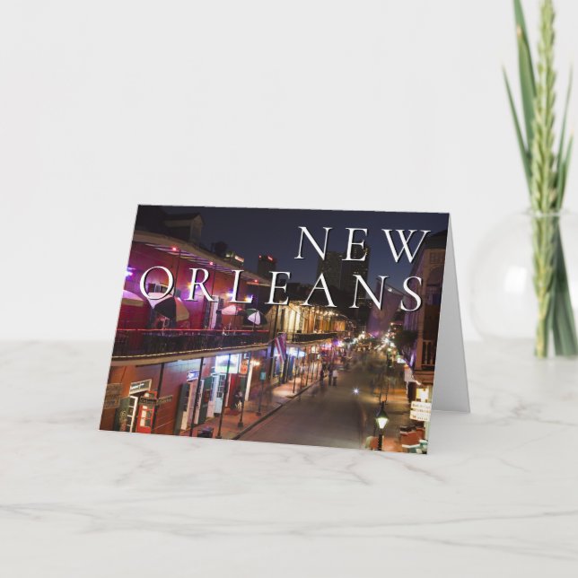 New Orleans, Louisiana | Happy Birthday Card (Front)