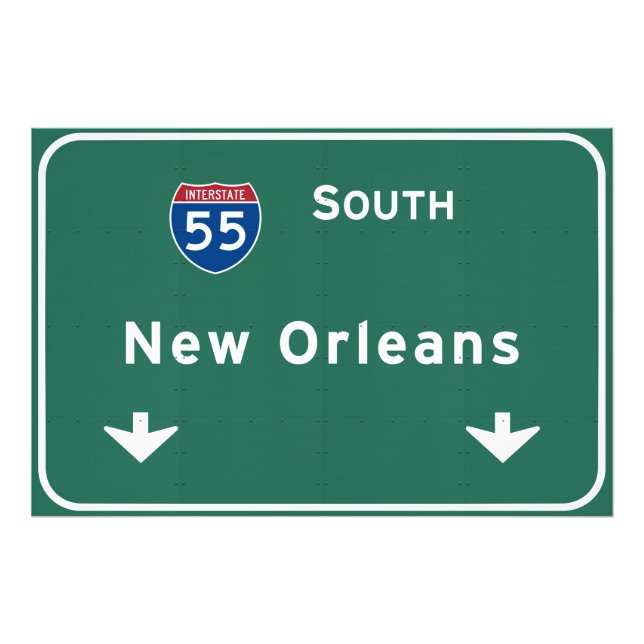 New Orleans Louisiana Interstate Highway Freeway : Photo Print (Front)