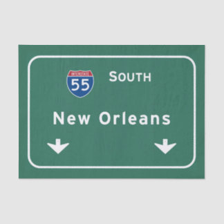 New Orleans Louisiana Interstate Highway Freeway : Tissue Paper