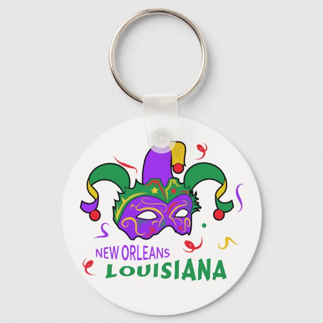 New Orleans Louisiana Key Ring (Front)