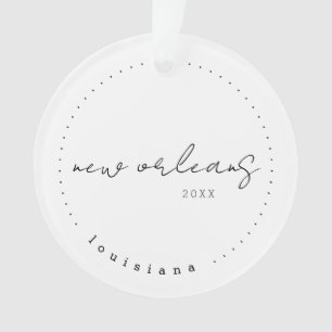New Orleans, Louisiana LA Travel United States Ornament