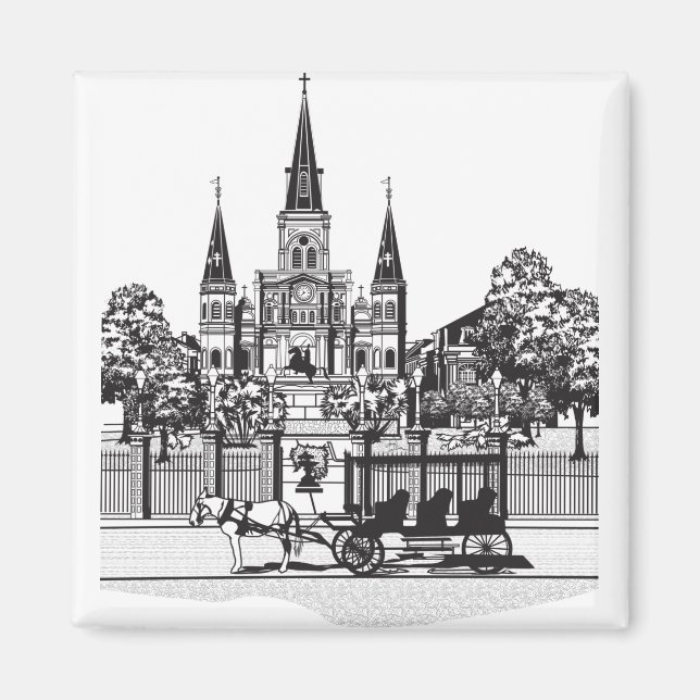 New Orleans, Louisiana Magnet (Front)