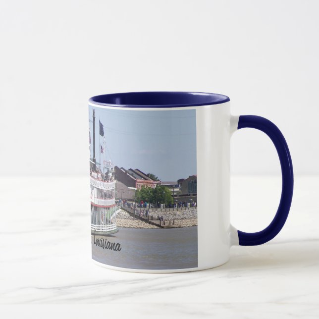 New Orleans Louisiana Mississippi River Boat Mug (Right)