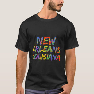 New Orleans Louisiana Paint Splash T-Shirt
