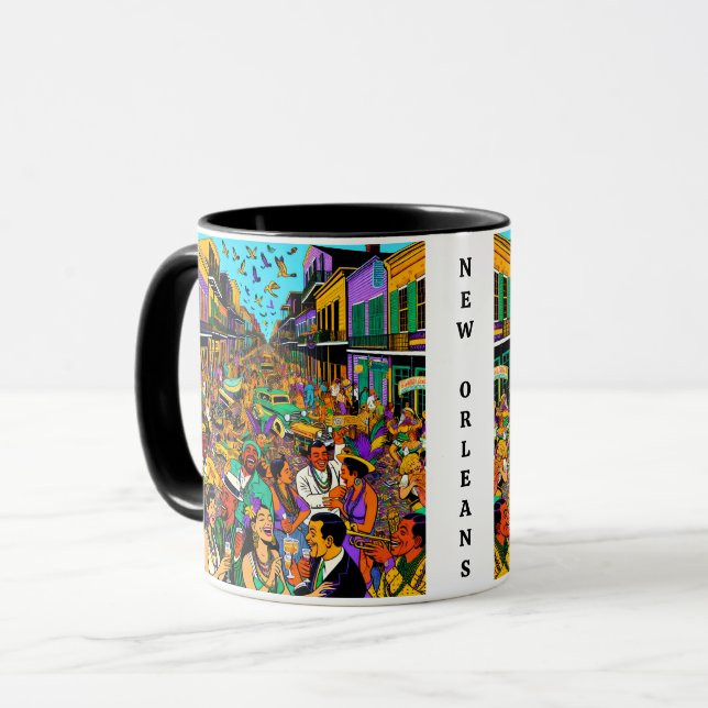 New Orleans, Louisiana People Having Fun Mug (Front Left)