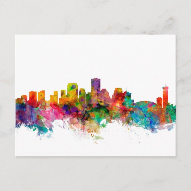 New Orleans Louisiana Skyline Postcard (Front)