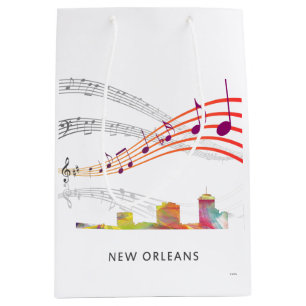 NEW ORLEANS, LOUISIANA SKYLINE WB1 - MEDIUM GIFT BAG