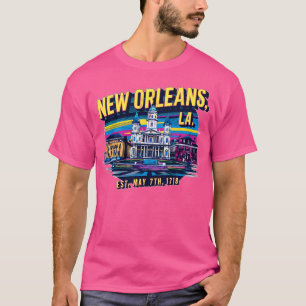 new Orleans Louisiana Souvenir Vintage Nostalgic C T-Shirt