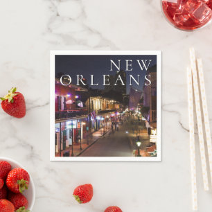 New Orleans, Louisiana   The French Quarter Napkin