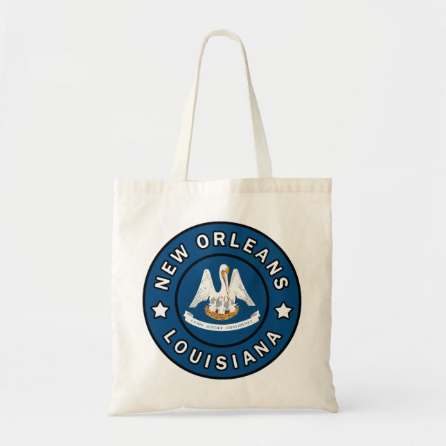 New Orleans Louisiana Tote Bag (Front)