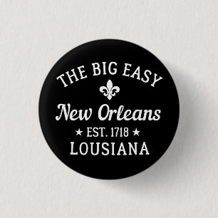 New Orleans Lousiana   3 Cm Round Badge