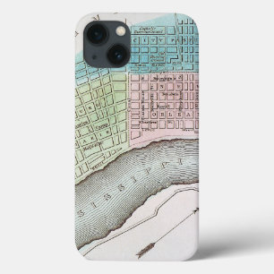 New Orleans Map, 1837 iPhone 13 Case