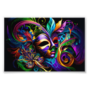 New Orleans, Mardi Gras, Fat Tuesday, NOLA Photo Print