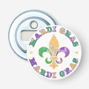 New Orleans Mardi Gras Fleur De Lis Bottle Opener