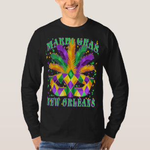 New Orleans Mardi Gras Mask Souvenir T-Shirt