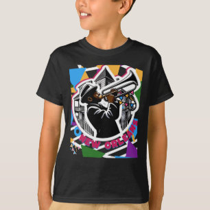 New Orleans Mardi Gras Trombone Sticker T-Shirt