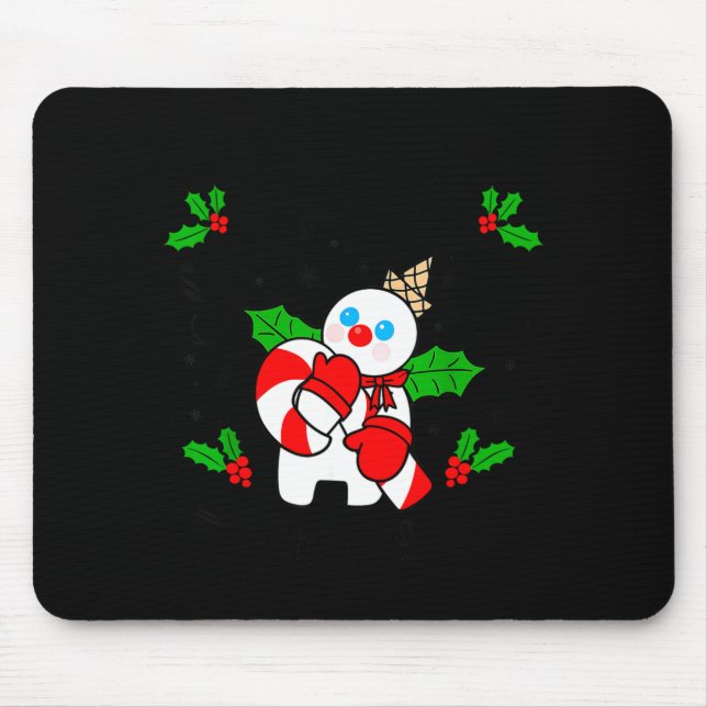 New Orleans Mr Bingle Christmas Tradition Snowman  Mouse Mat (Front)