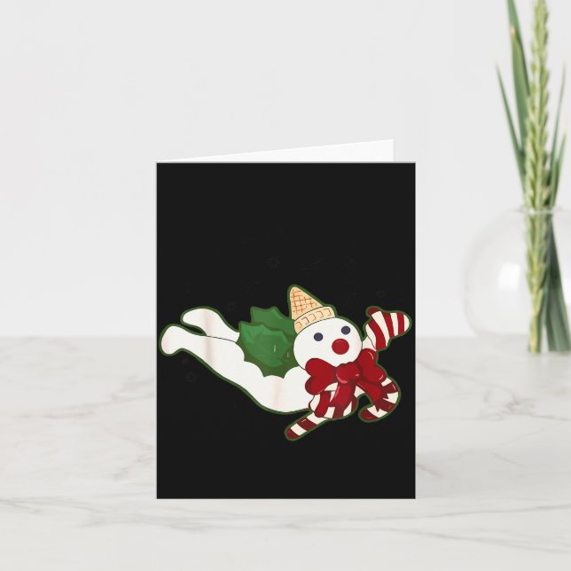 New Orleans Mr Bingle Christmas Tradition Snowmen  Card (Front)