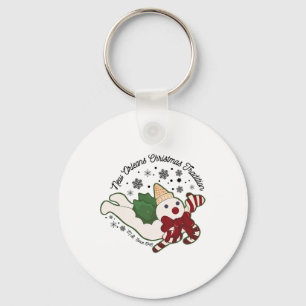 New Orleans Mr Bingle Christmas Tradition Snowmen Key Ring