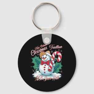 New Orleans Mr Bingle Christmas Tradition Snowmen Key Ring