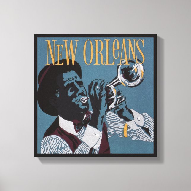 New Orleans Music canvas print (Front)