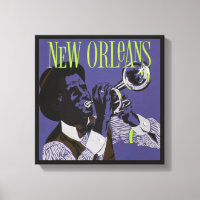 New Orleans Music canvas print