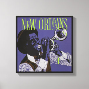 New Orleans Music canvas print