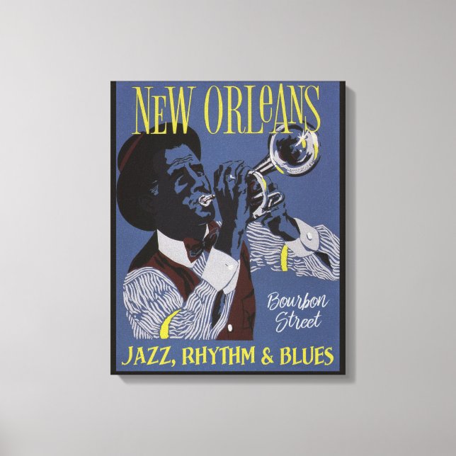 New Orleans Music canvas print (Front)