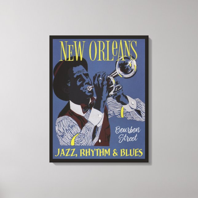 New Orleans Music canvas print (Front)