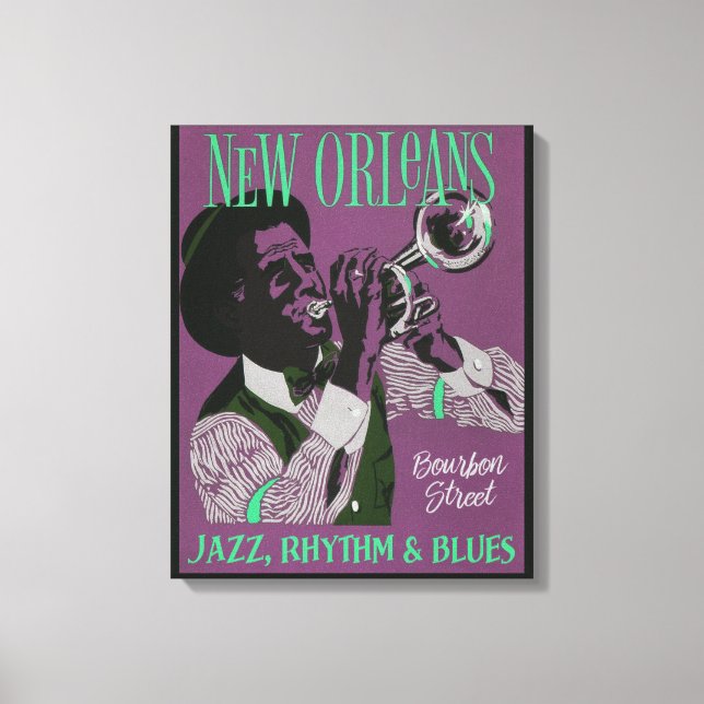 New Orleans Music canvas print (Front)