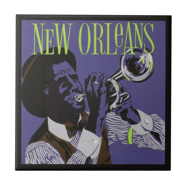 New Orleans Music ceramic tiles (Front)