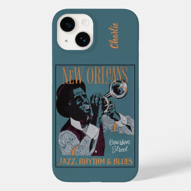New Orleans Music custom name phone cases (Back)