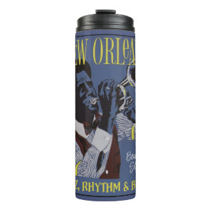 New Orleans Music custom name tumbler