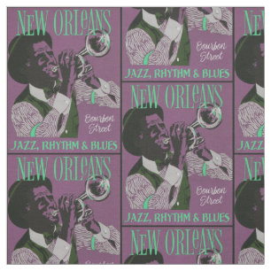 New Orleans Music fabric