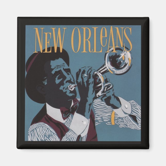 New Orleans Music magnet (Front)