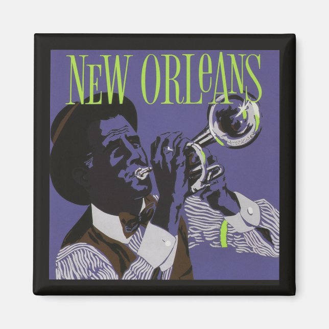 New Orleans Music magnet (Front)
