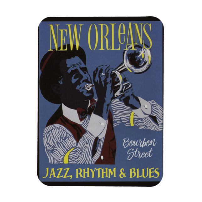 New Orleans Music magnet (Vertical)