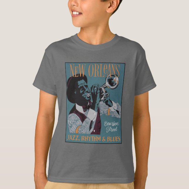 New Orleans Music shirts & jackets (Front)